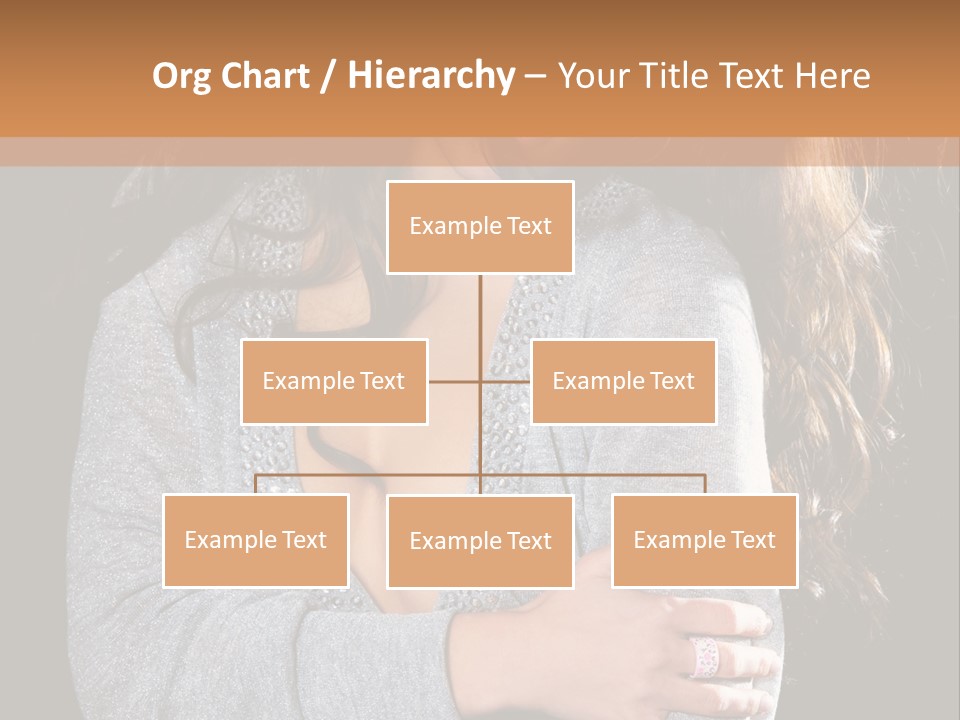 Fashion Look Decollete PowerPoint Template