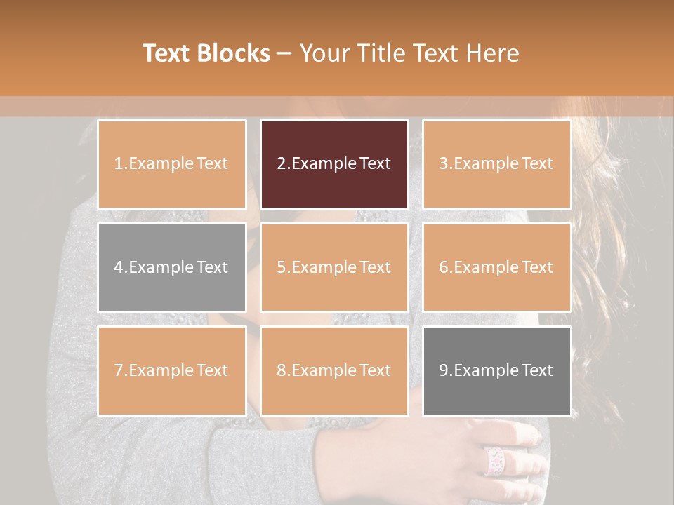Fashion Look Decollete PowerPoint Template