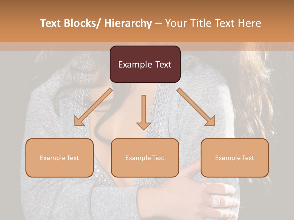 Fashion Look Decollete PowerPoint Template