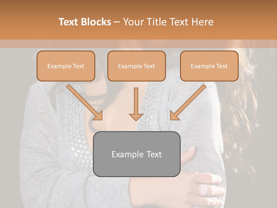 Fashion Look Decollete PowerPoint Template