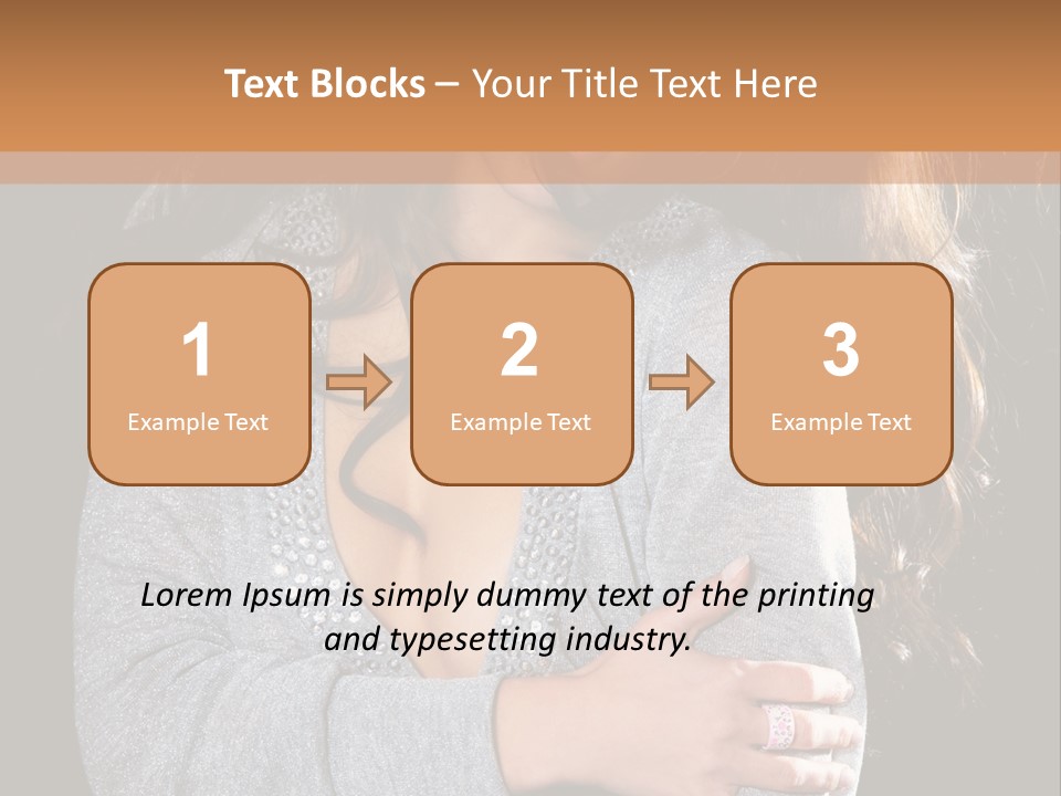 Fashion Look Decollete PowerPoint Template