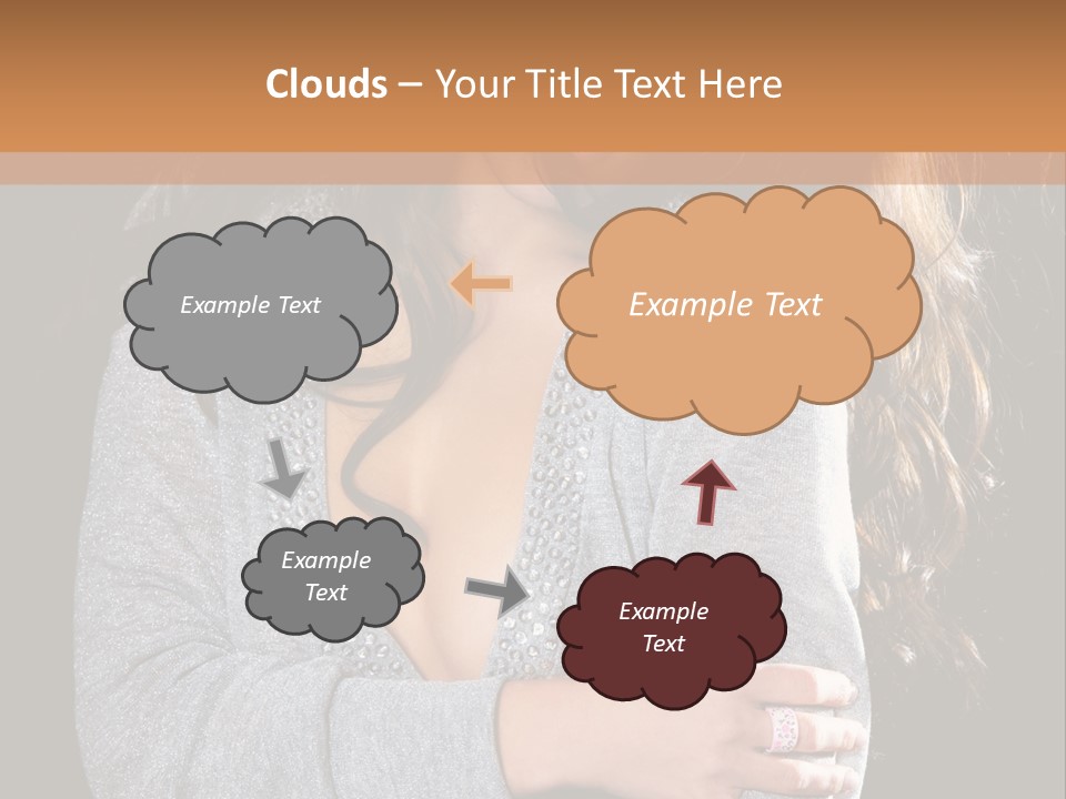 Fashion Look Decollete PowerPoint Template