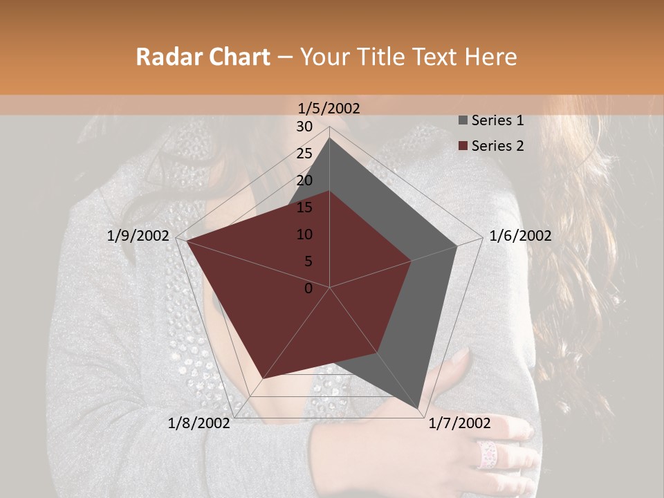 Fashion Look Decollete PowerPoint Template