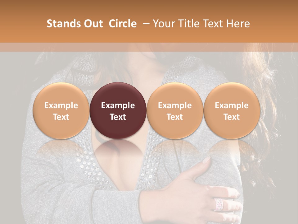 Fashion Look Decollete PowerPoint Template