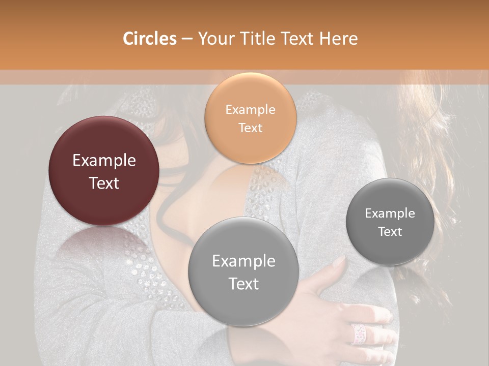 Fashion Look Decollete PowerPoint Template