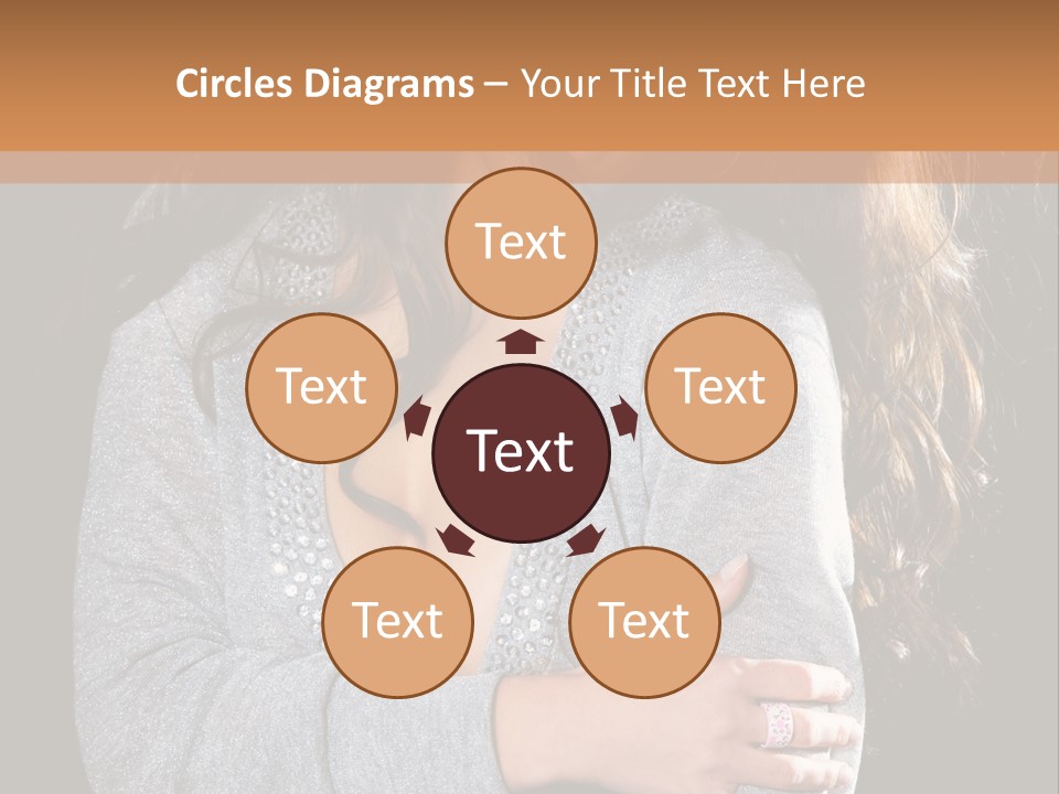 Fashion Look Decollete PowerPoint Template