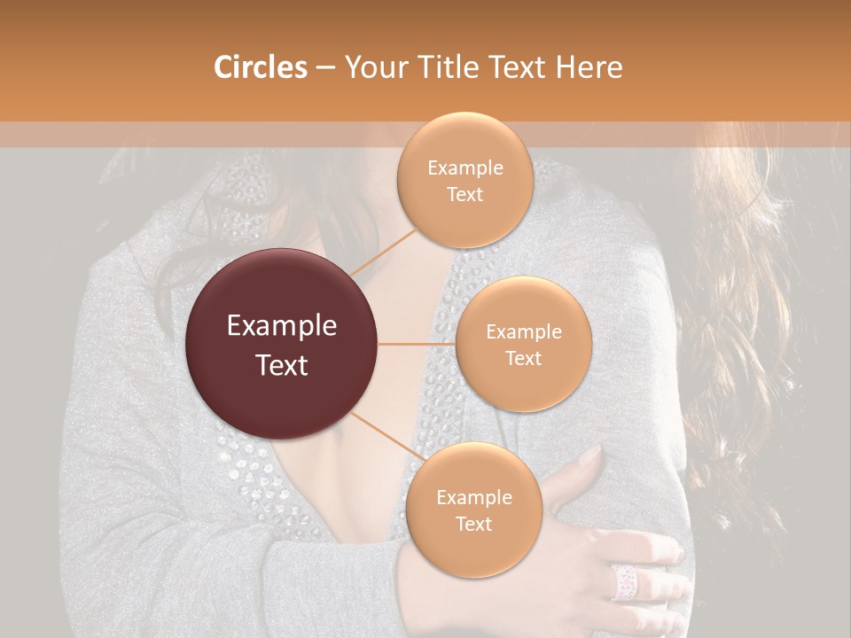 Fashion Look Decollete PowerPoint Template
