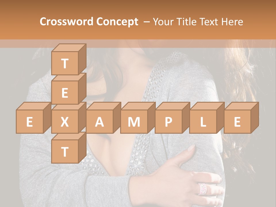 Fashion Look Decollete PowerPoint Template