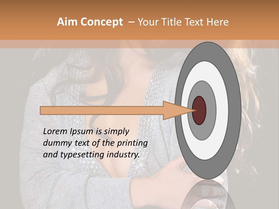 Fashion Look Decollete PowerPoint Template