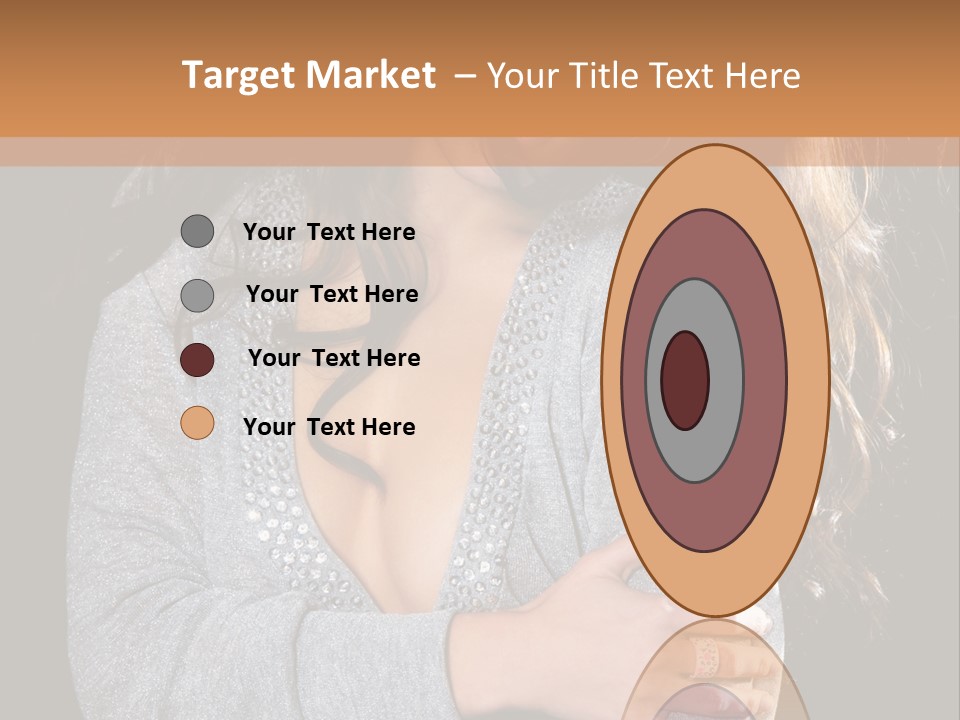 Fashion Look Decollete PowerPoint Template