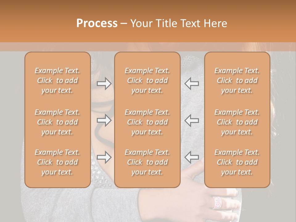 Fashion Look Decollete PowerPoint Template