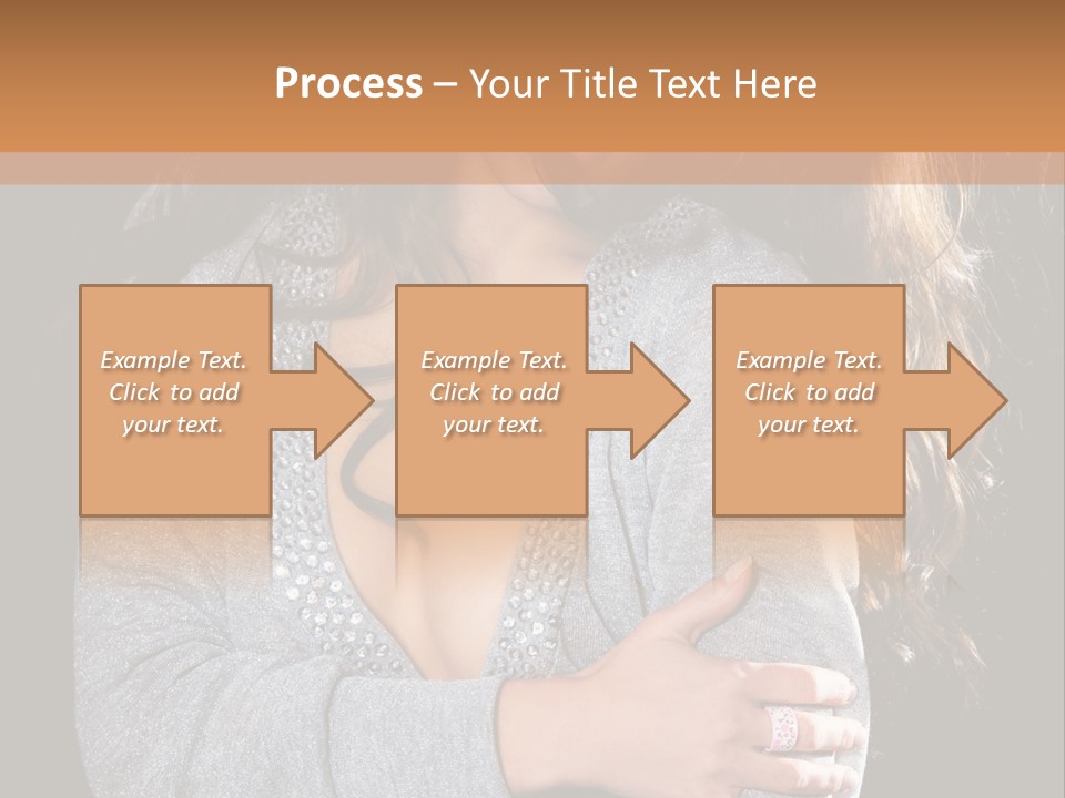 Fashion Look Decollete PowerPoint Template