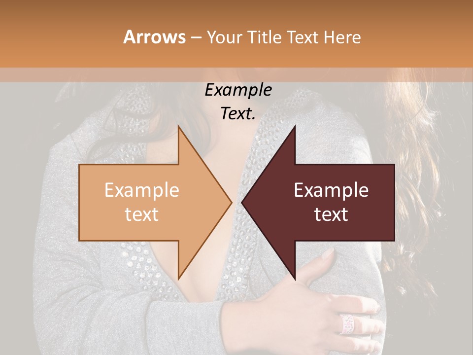 Fashion Look Decollete PowerPoint Template