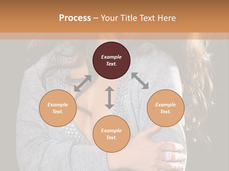 Fashion Look Decollete PowerPoint Template
