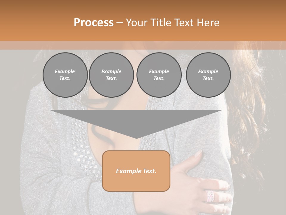 Fashion Look Decollete PowerPoint Template