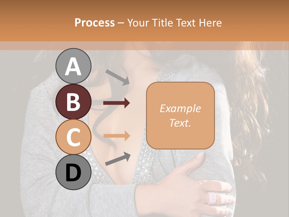 Fashion Look Decollete PowerPoint Template