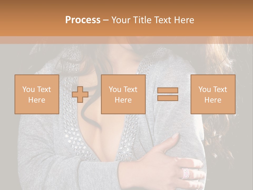 Fashion Look Decollete PowerPoint Template