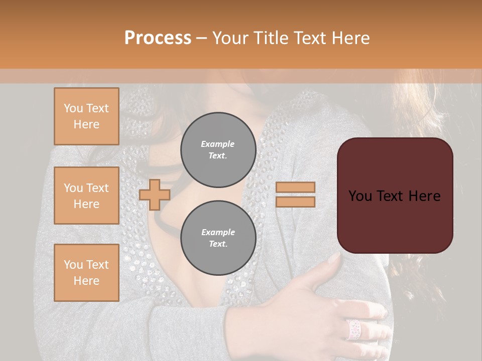 Fashion Look Decollete PowerPoint Template