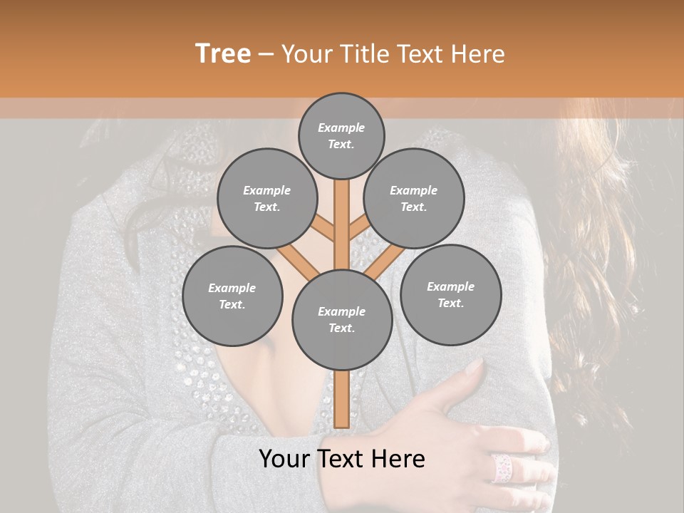 Fashion Look Decollete PowerPoint Template