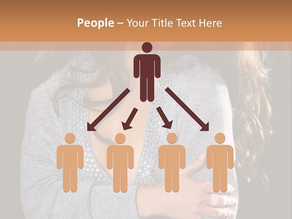 Fashion Look Decollete PowerPoint Template