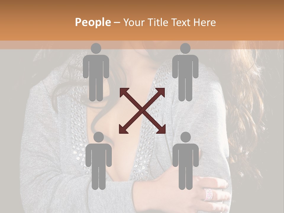 Fashion Look Decollete PowerPoint Template