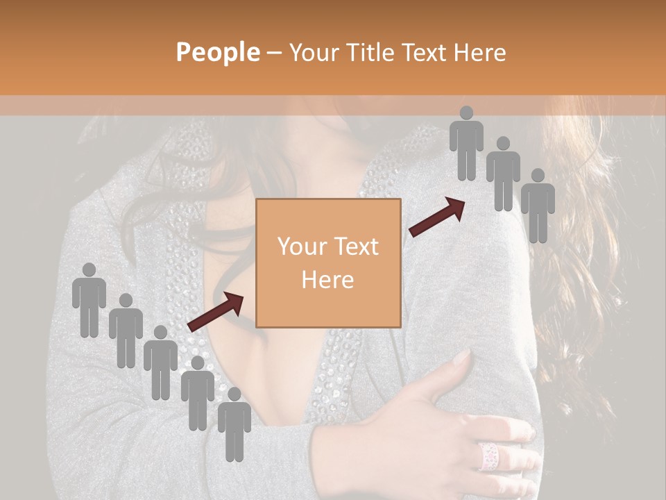 Fashion Look Decollete PowerPoint Template