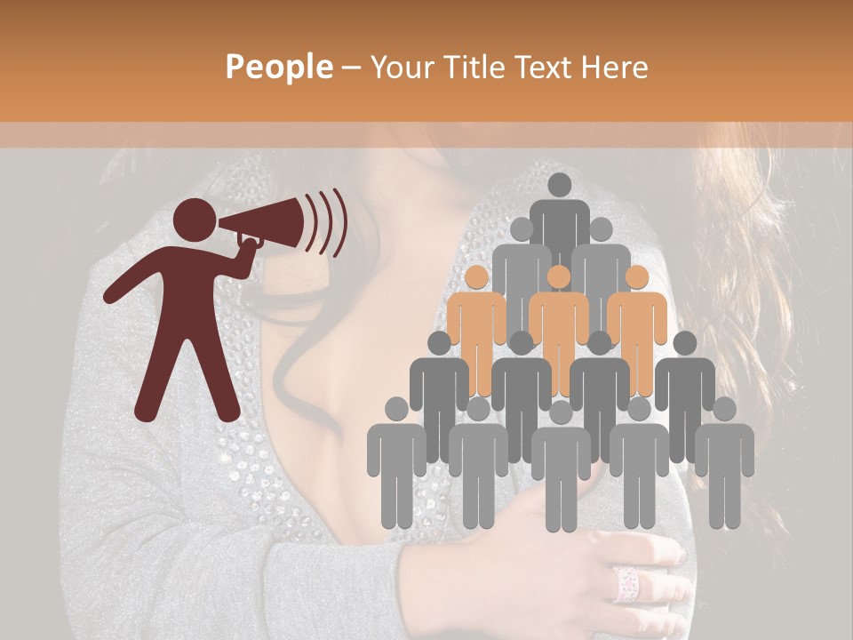 Fashion Look Decollete PowerPoint Template