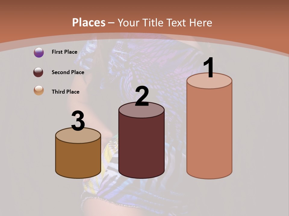 Sunglasses Hair Modern PowerPoint Template