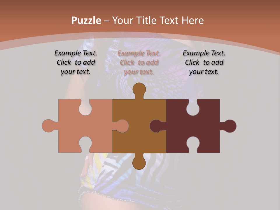 Sunglasses Hair Modern PowerPoint Template