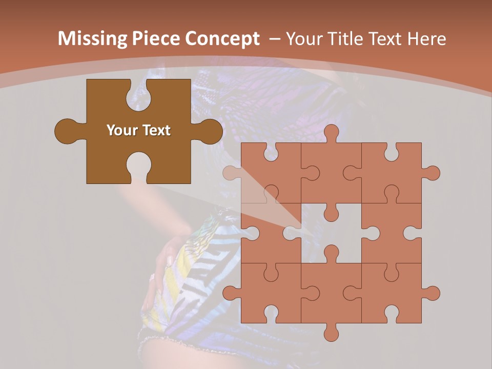 Sunglasses Hair Modern PowerPoint Template