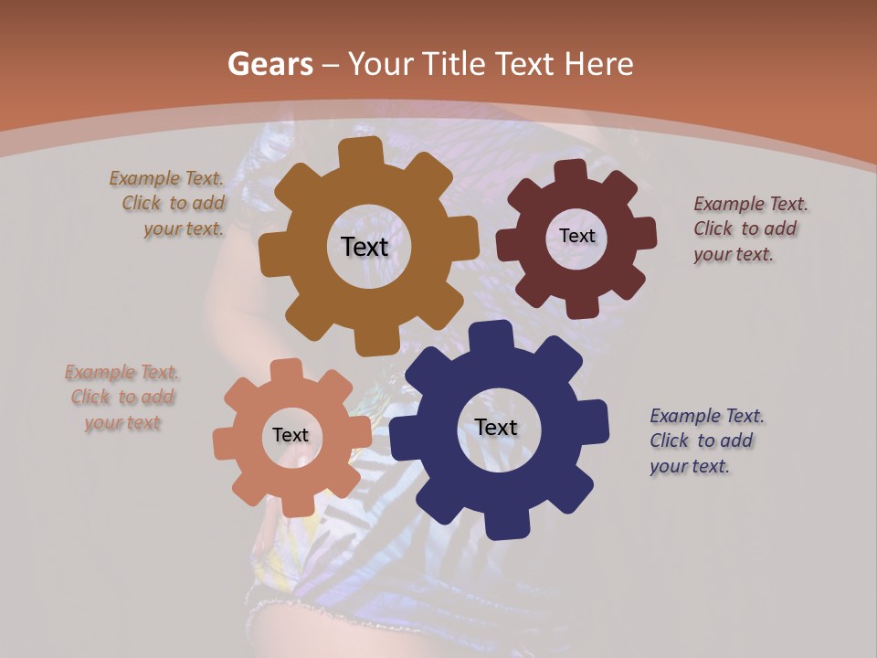 Sunglasses Hair Modern PowerPoint Template