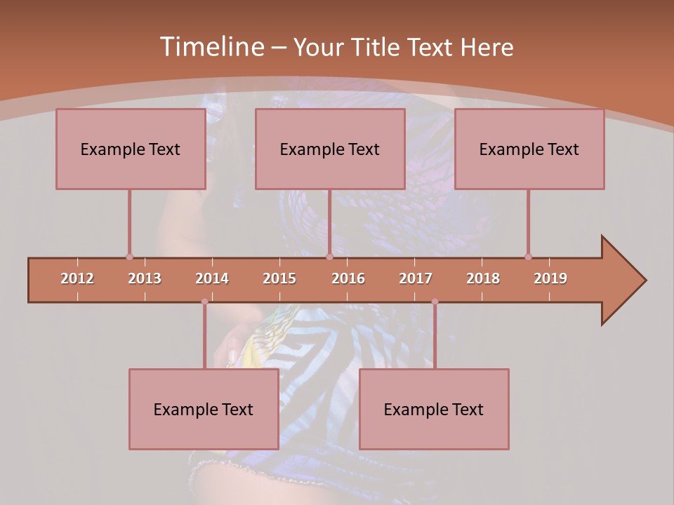 Sunglasses Hair Modern PowerPoint Template