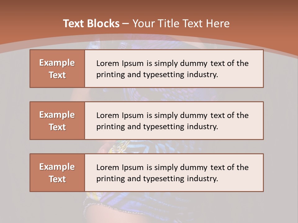 Sunglasses Hair Modern PowerPoint Template