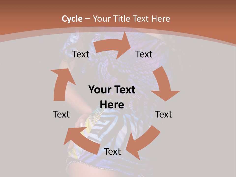 Sunglasses Hair Modern PowerPoint Template