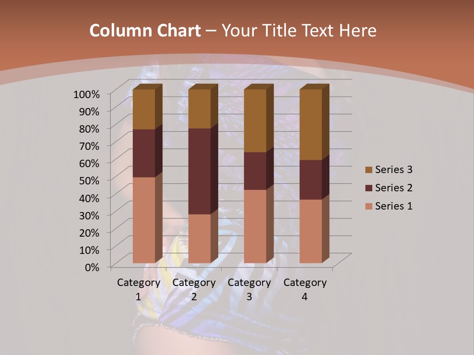 Sunglasses Hair Modern PowerPoint Template