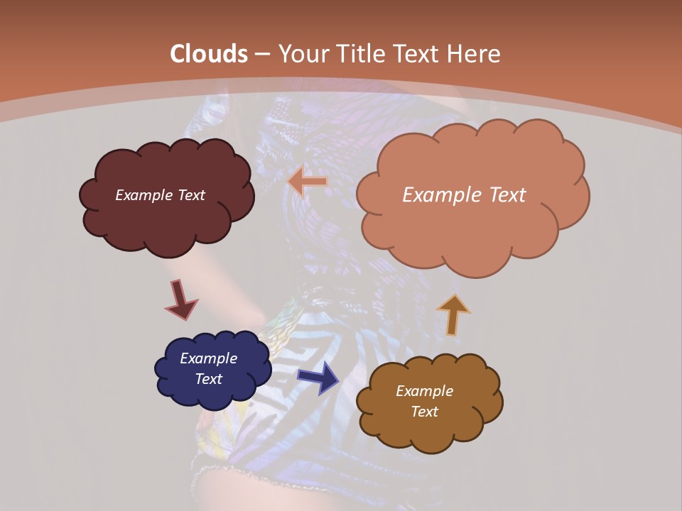 Sunglasses Hair Modern PowerPoint Template