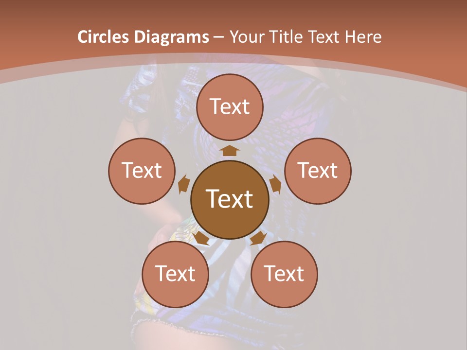 Sunglasses Hair Modern PowerPoint Template