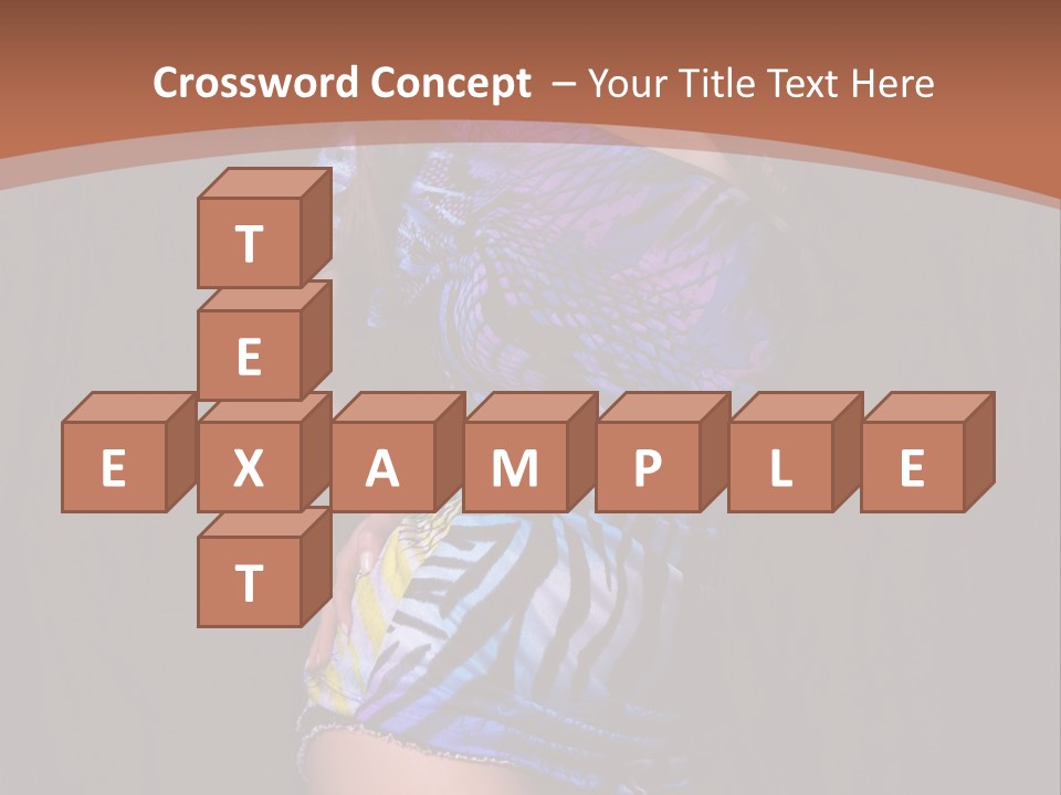 Sunglasses Hair Modern PowerPoint Template