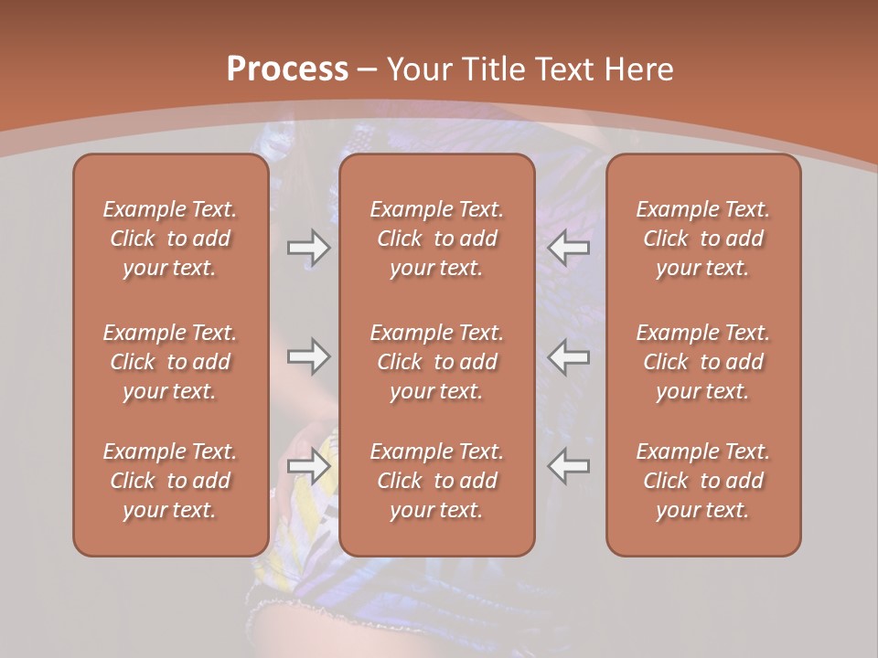 Sunglasses Hair Modern PowerPoint Template