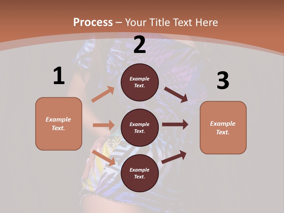 Sunglasses Hair Modern PowerPoint Template