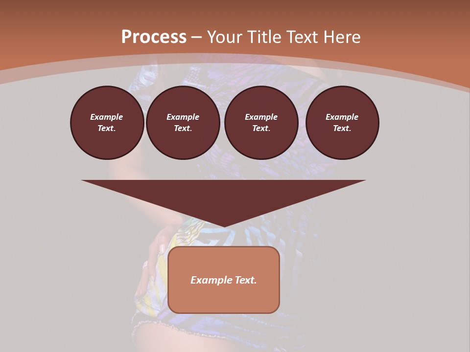 Sunglasses Hair Modern PowerPoint Template