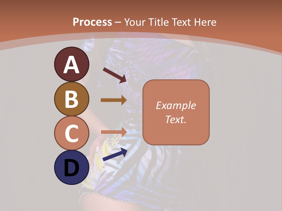 Sunglasses Hair Modern PowerPoint Template