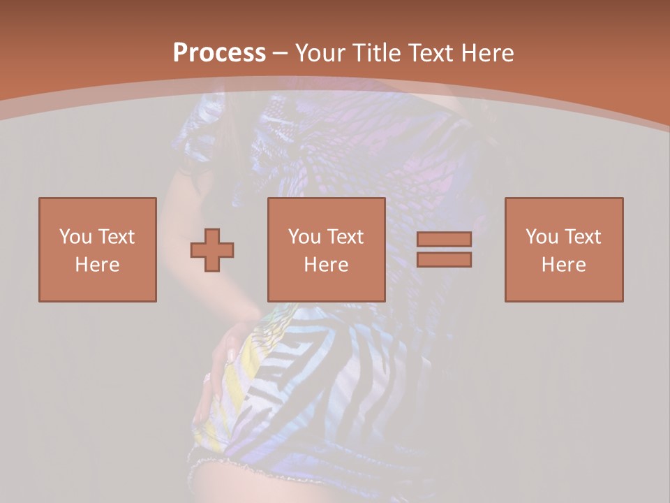 Sunglasses Hair Modern PowerPoint Template