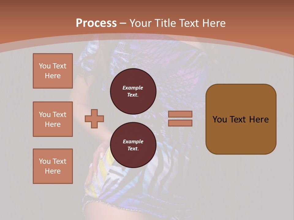 Sunglasses Hair Modern PowerPoint Template