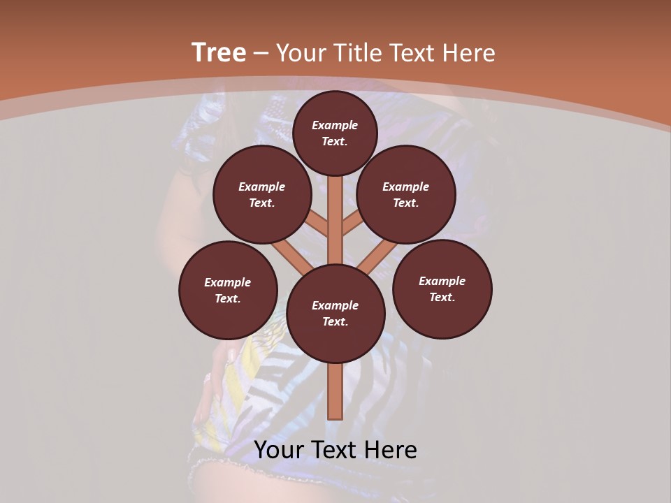 Sunglasses Hair Modern PowerPoint Template