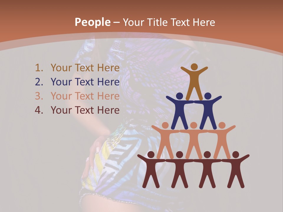 Sunglasses Hair Modern PowerPoint Template