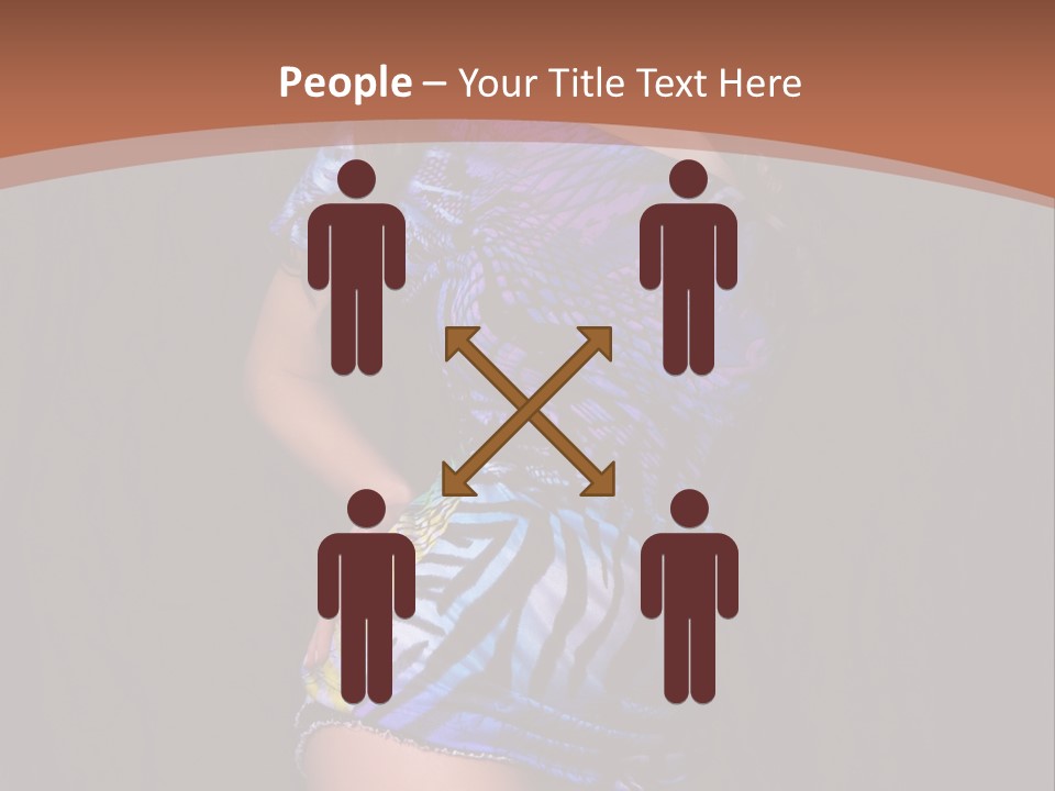 Sunglasses Hair Modern PowerPoint Template