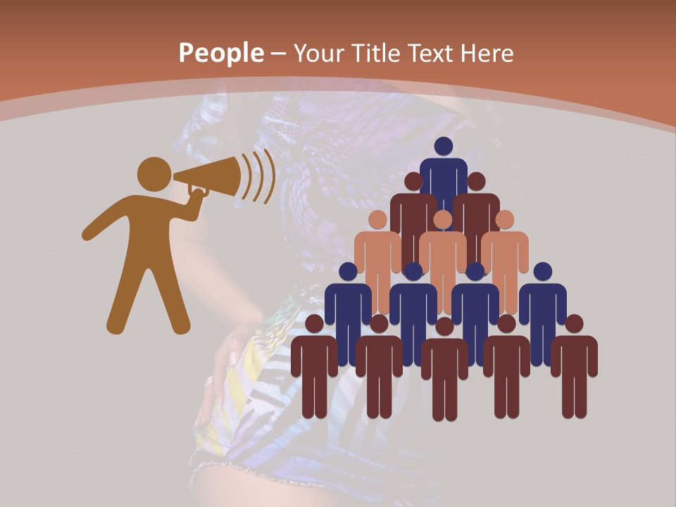 Sunglasses Hair Modern PowerPoint Template