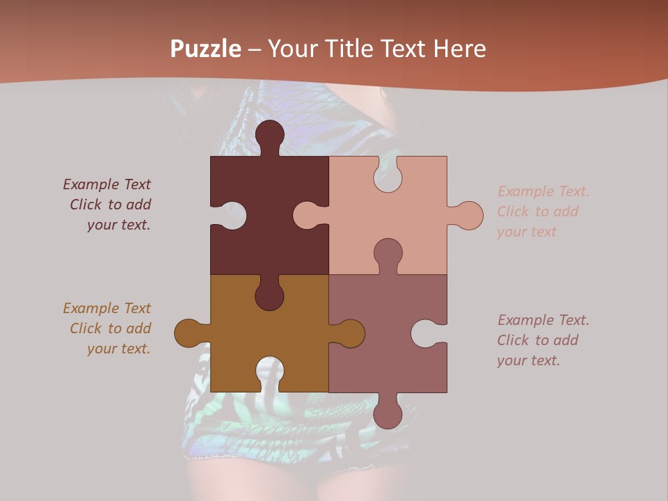 Woman Modern Sexy PowerPoint Template