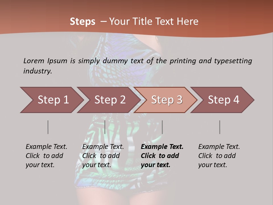 Woman Modern Sexy PowerPoint Template
